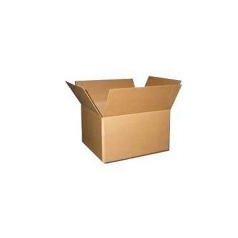 Double Wall 5 Ply Brown Plain Corrugated Cardboard Box For Apparel