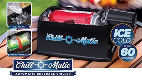 Chill O Matic Instant Beverage Cooler Chill Drinks In 60 Seconds With This Portable Cooling