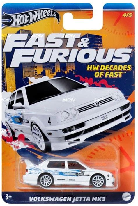 Hot Wheels Fast Furious Volkswagen Jetta Mk
