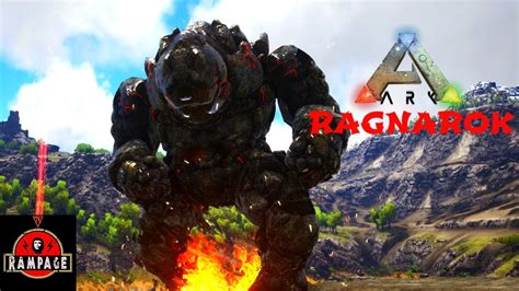 GOLEM DE LAVE LE DONJON DE LA JUNGLE Ark Survival Evolved Ragnarok