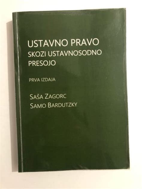 Ustavno Pravo Skozi Ustavnosodno Presojo