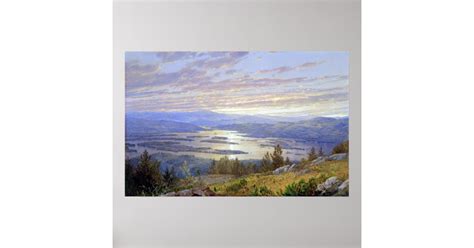 William Trost Richards Lake Squam From Red Hill Poster Zazzle
