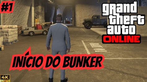 Missão Início do Bunker GTA ONLINE TRÁFICO DE ARMAS 4K YouTube