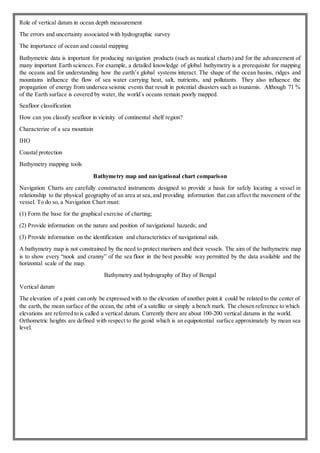 Hydrography Document Pdf