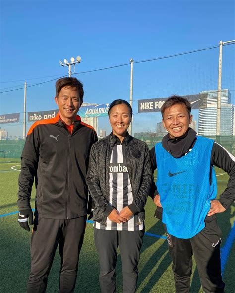 福西崇史さんのインスタグラム写真 福西崇史instagram「 こんな人達とサッカー⚽️ 楽し〜〜 福西崇史 永里優季