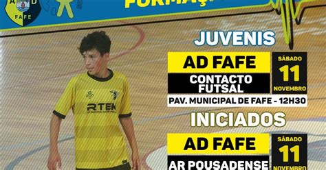 Montelongo Desportivo Futsal Todos os jogos da formação da AD Fafe