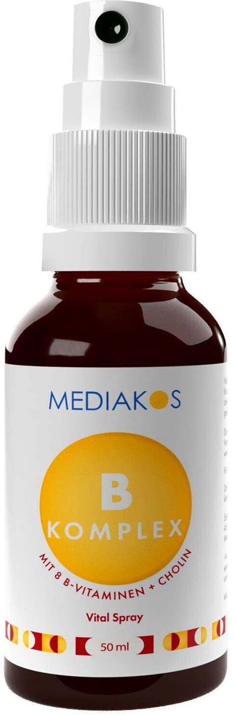 Mediakos GmbH Vitamin B Komplex Vital Spray Apfel Geschmack 50ml Ab