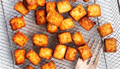 Crispy Air Fryer Tofu Recipe Healthyrecipes Extremefatloss