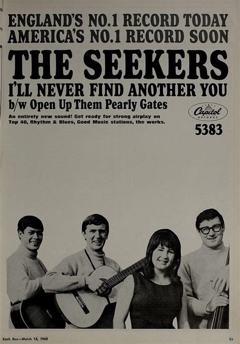 August 28 1968 The Carnival Is Over The Seekers Break Up