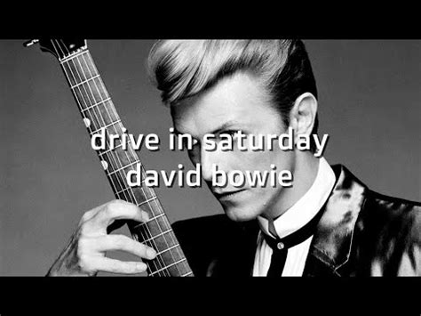 David Bowie Drive In Saturday Karaoke Songs Karaoke Lyrics YouTube