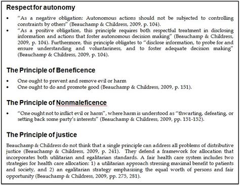 Ethical Principle Of Autonomy