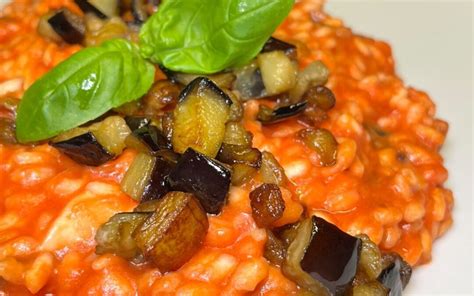 Risotto Alla Parmiggiana Di Melanzane Una Stella In Cucina