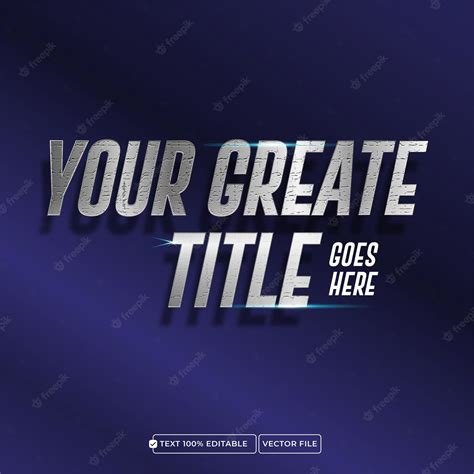 Premium Vector | Silver title with shine rude texture