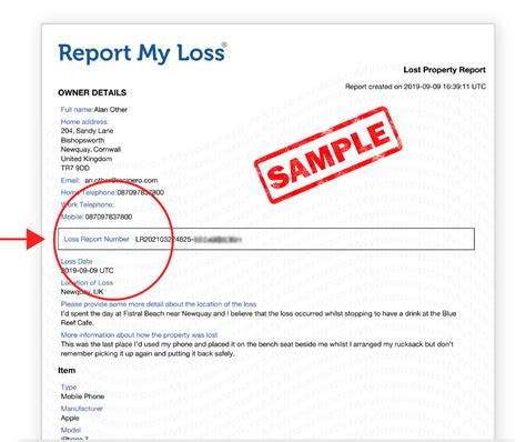 Request Certificate Validation Report My Loss Au