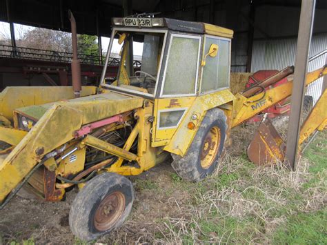 1976 Massey Ferguson 50b 2wd Back Hoe Digger Loader Fitted With A 4in1