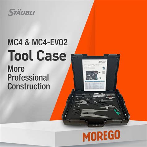 Staubli Mc4 And Mc4 Evo2 PV Installer Tool Case Set Connector Coupler