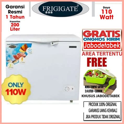 Jual Frigigate Chest Freezer Kulkas Lemari Pembeku 200 Liter CF 200 LV