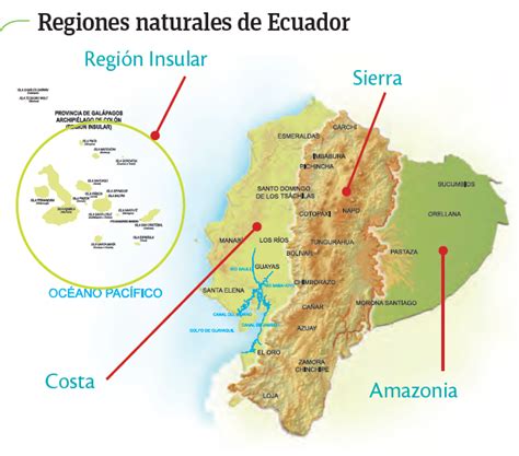 Mapa De Las Cuatro Regiones Del Ecuador Ccnn Map Screenshot Discover