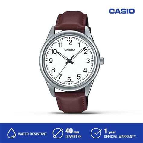 Jam Tangan Casio Analog Pria MTP V005L 7B4UDF Lazada Indonesia