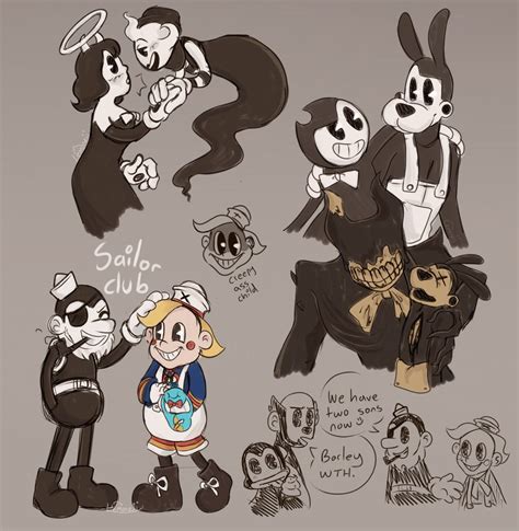 Bendy Y Boris Alice Angel Just Ink Bendy And The Ink Machine Vol 4