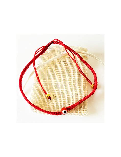 Pulsera Hilo Rojo Ojo Turco