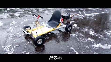 Crazy Gokart Snow Drifting YouTube