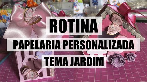 ROTINA DE PRODUÇÃO ANNA PAIM TEMA JARDIM ENCANTADO YouTube