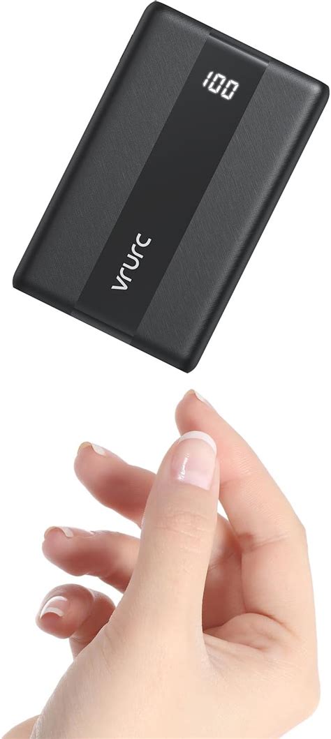 Vrurc Mini Powerbank Mah W Schnelles Aufladen Usb C Schlank