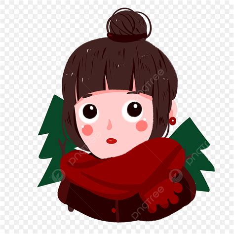 Hand Drawn Winter PNG Image Winter Character Cute Cartoon Hand Drawn