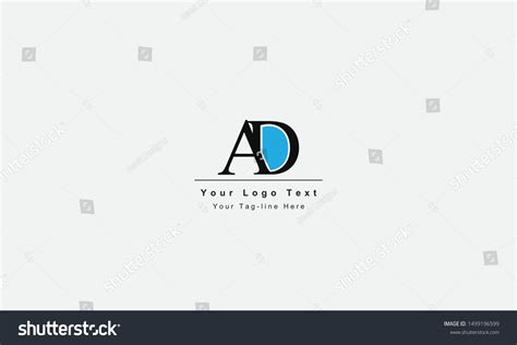 Ad Or Da Logo Letter Unique Attractive Creative Royalty Free Stock