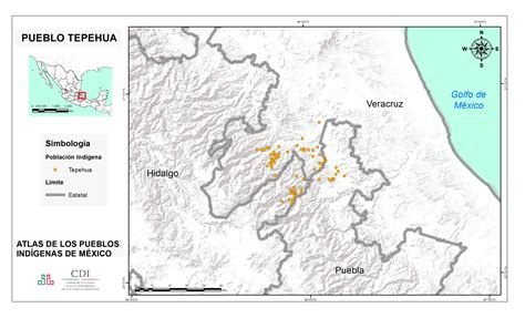 Tepehuas Ubicación Atlas De Los Pueblos Indígenas De México Inpi