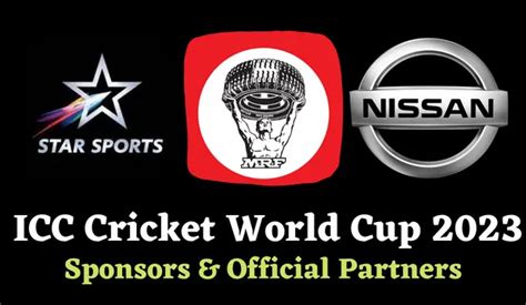 Icc Cricket World Cup Sponsors Official Partners Icc Cricket