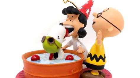 Bobbing For Apples With Snoopy And Lucy Peanuts Halloween Ornament