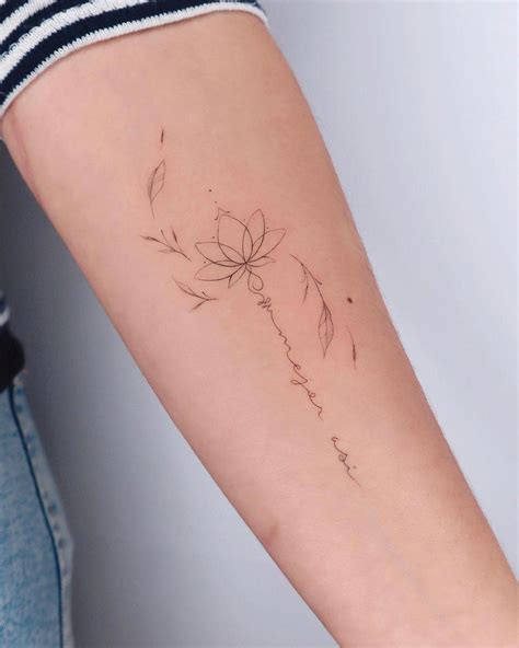 16 Tatuajes De Flor De Loto Significado Dibujos Minimalistas