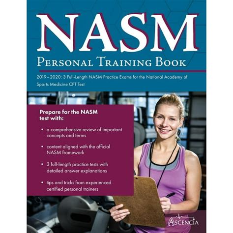 Nasm Personal Training Book 2019 2020 3 Full Length Nasm Practice