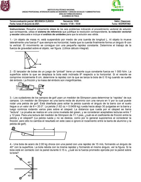 Examen 3er parcial INSTITUTO POLITÉCNICO NACIONAL UNIDAD PROFESIONAL