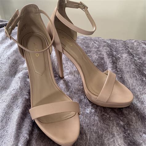 Nude Pink High Heels Depop
