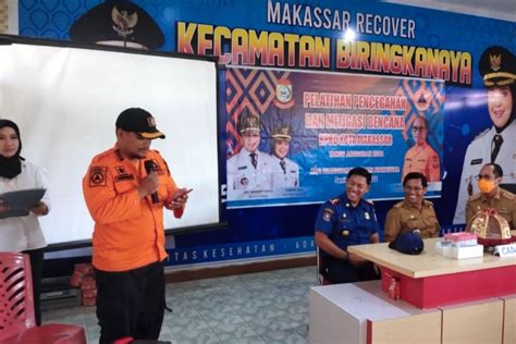 BPBD Makassar Latih Masyarakat Pencegahan Dan Mitigasi Bencana ANTARA