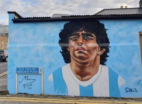 A Lovely Mural To The Late, Great Diego Maradona Has Appeared In Dublin