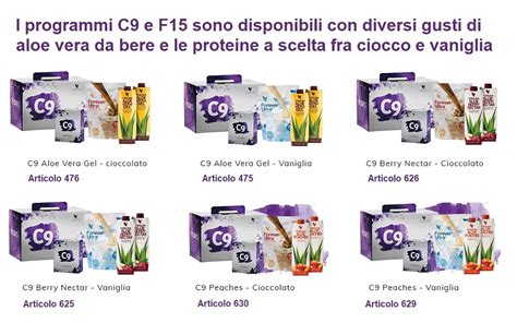 C9 Forever Programma Per Detossinarti In 9 Giorni Con Aloe Vera E