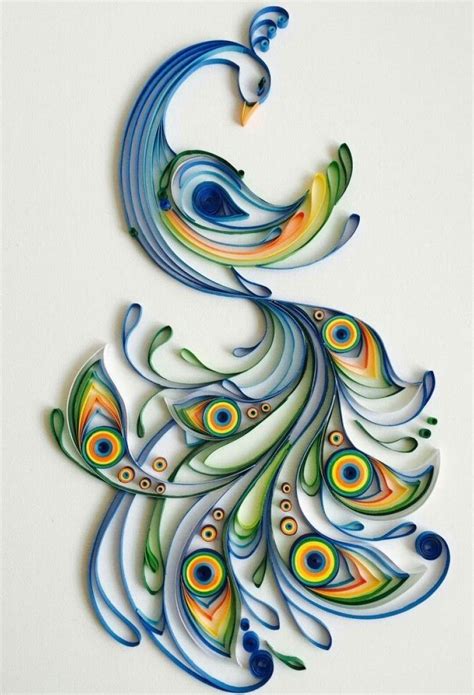 Peacock Quilling Pattern Pfau Quilling Muster Best Smoothies Recipes