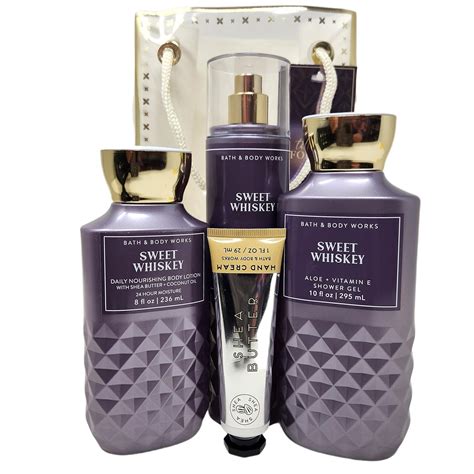 Amazon Bath And Body Works Sweet Whiskey Gift Bag Set Sweet