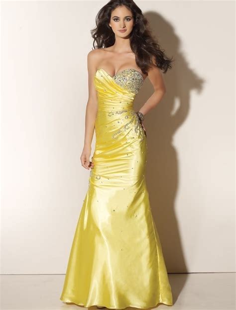 Yellow Prom Dresses