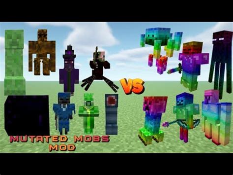 All Spectrite Mod Vs All Mutated Mobs Mod In Minecraft Vs