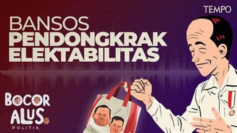 Bansos Jokowi Dan Rencana Mundur Sri Mulyani Bocor Alus Politik YouTube