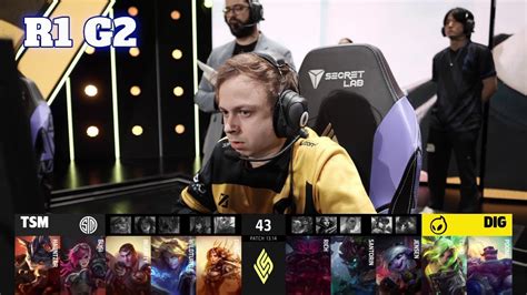 TSM Vs DIG Game 2 Round 1 Playoffs S13 LCS Summer 2023 TSM Vs