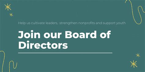 Were Recruiting Join Our Board Of Directors — Future Leaders In Action