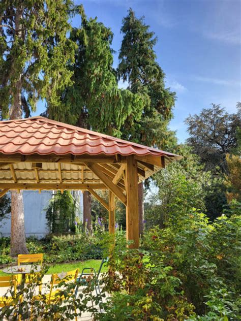 La pergola du jardin de la Maison de Nicodème s est refait une beauté