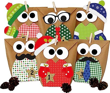 Amazon de Papierdrachen DIY Adventskalender zum Befüllen