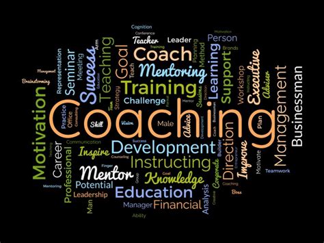 Word Coaching Cloud Vector Images Over 340